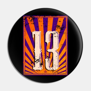 13 Retro Logo Style Pin