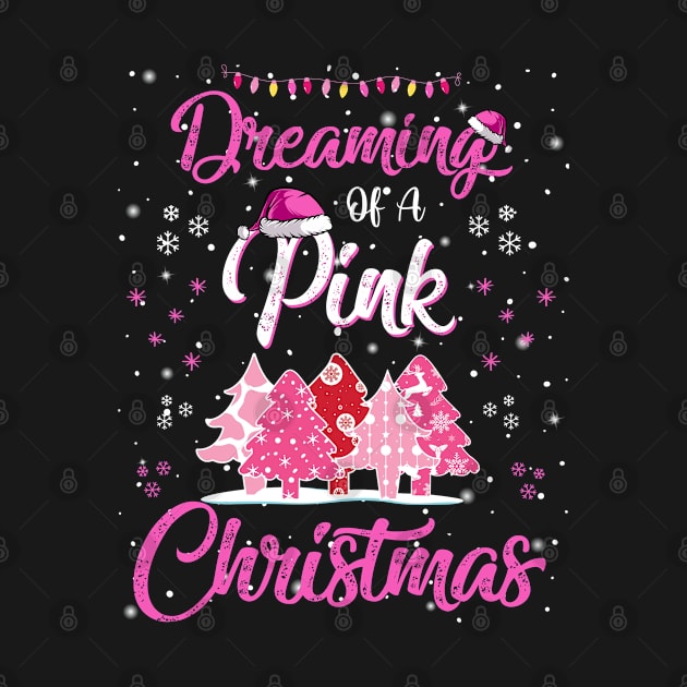 Dreaming Of A Pink Christmas Cute Pink Christmas Trees by egcreations