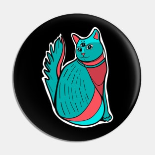 Cosmic Cat Pin