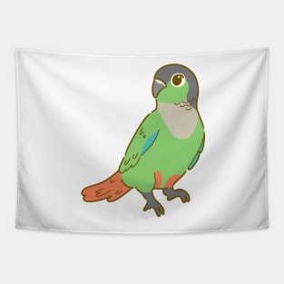 Green Cheek Conure Tapestry