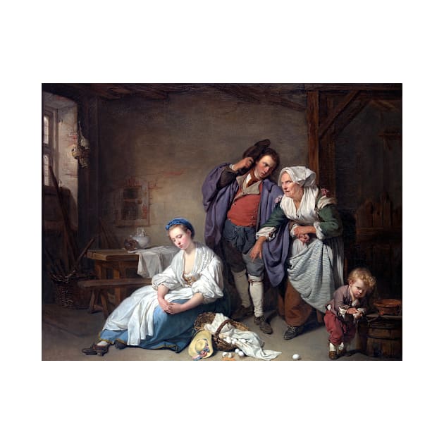 Jean-Baptiste Greuze Broken Eggs by pdpress