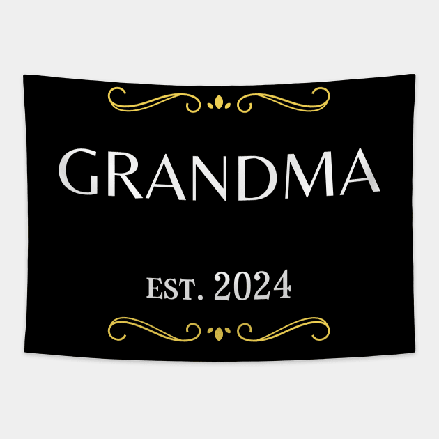 grandma to be - grandma est 2024 Tapestry by vaporgraphic