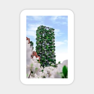 Greenery building Magnet