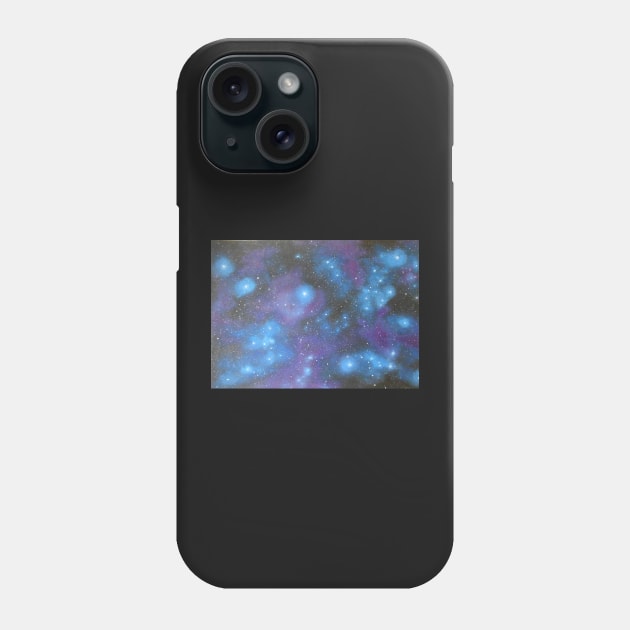 Nebula painting Phone Case by PurpleMoose