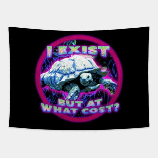 Vintage Existential Dread Turtle Tapestry