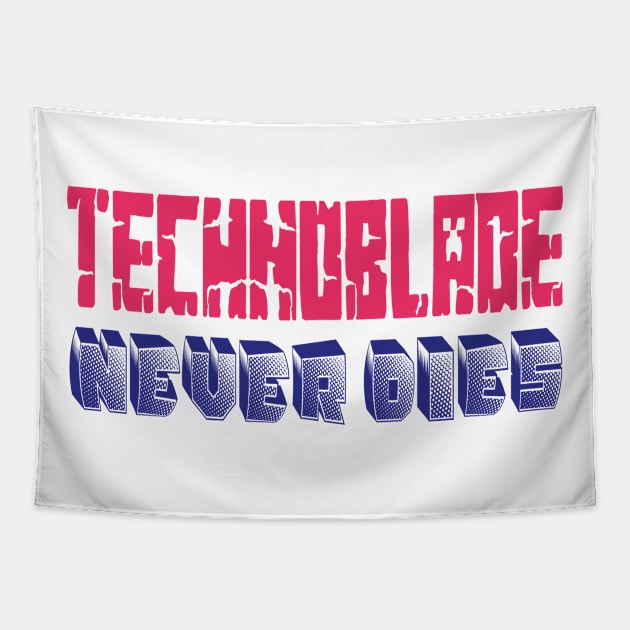 Technoblade Never Dies Tapestry by EleganceSpace