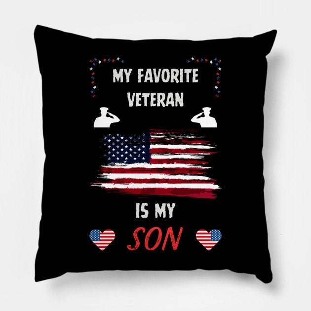 veteran son Pillow by vaporgraphic