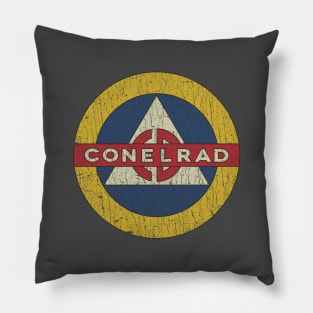 CONELRAD Emergency Warning System 1951 Pillow