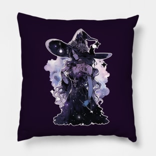 Pastel Goth Astrology Witch Pillow