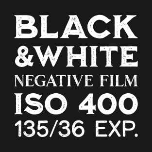 Retro BW Film Camera T-Shirt