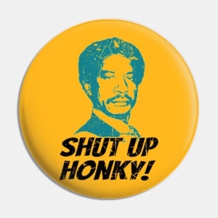 Artdrawing blue color - shut up honky! Pin