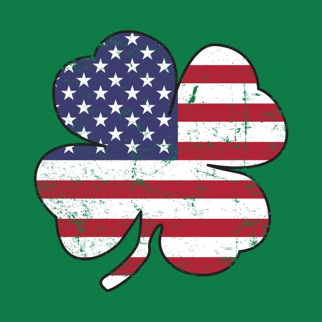 American Flag Shamrock by MikesTeez