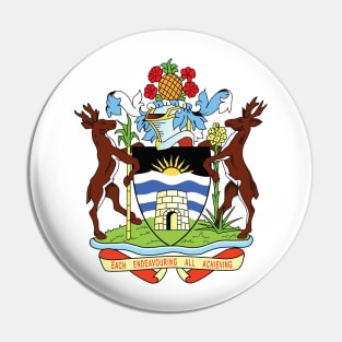 Antigua and Barbuda Coat of arms Pin