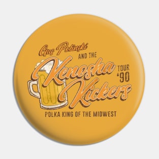 Gus Polinski and the Kenosha - Vintage Pin