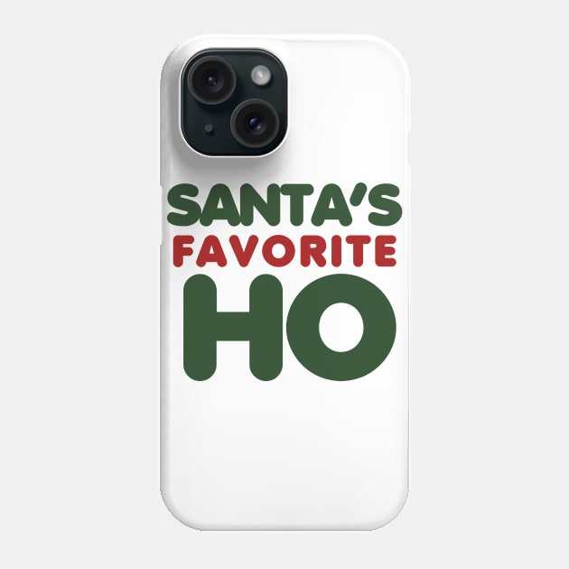 Santas favorite HO ho ho Phone Case by bubbsnugg