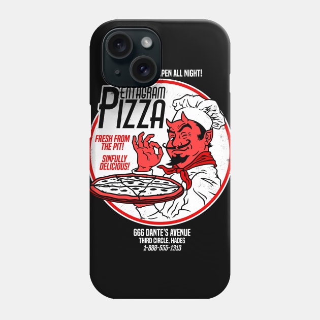 PENTAGRAM PIZZA Phone Case by blairjcampbell