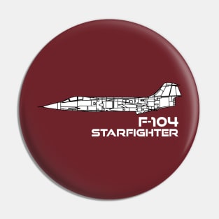 Lockheed F-104 Starfighter Pin