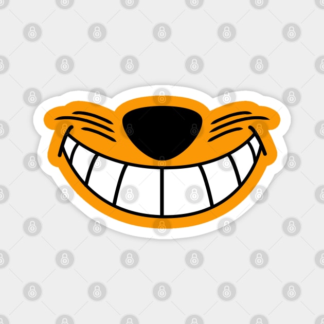 Smiling Orange Cat Magnet by VOLPEdesign