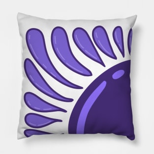 purple flower Pillow