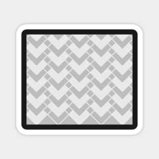 Abstract geometric pattern - gray. Magnet