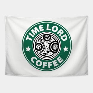 TIME LORD COFFEE Tapestry