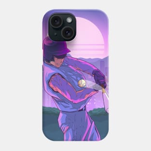 Anime Baseball Vaporwave Urban City 80s Phone Case