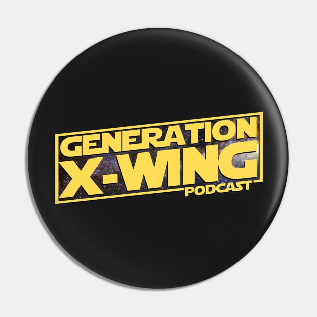 Generation X-Wing Podcast (Star background) Pin by GenXWing