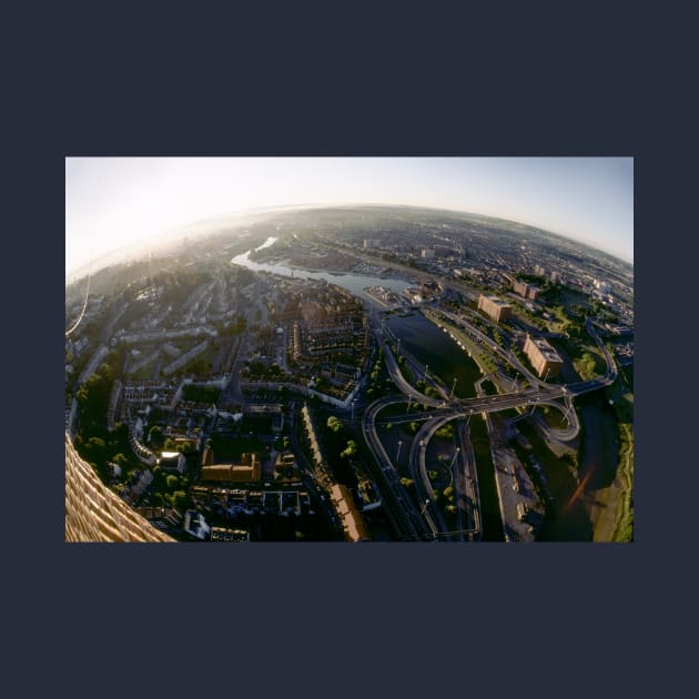 Bristol From The Air. City Skylines by JonDelorme