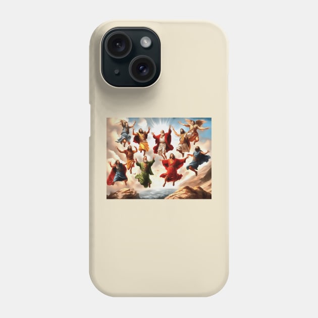 Ten Lords Leaping The Ten Commandments Phone Case by taiche