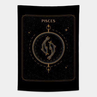 Pisces | Astrology Zodiac Sign Design Tapestry