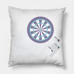 Darts board with arrows Pillow