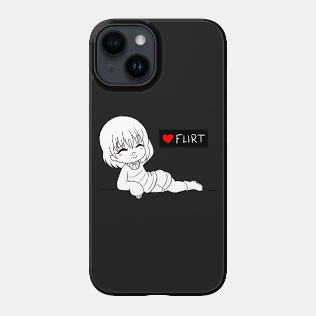 Flirting Frisk Undertale Phone Case Teepublic 7476