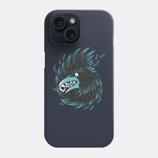 crow head scary Phone Case