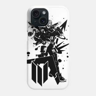 Valkyrie b&w art Phone Case