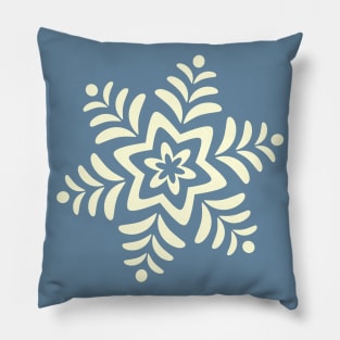 BIG SNOWFLAKE Christmas Xmas Winter Holidays - UnBlink Studio by Jackie Tahara Pillow