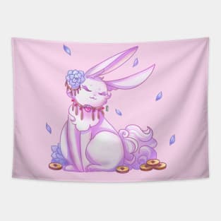 Elegant Bunny Tapestry