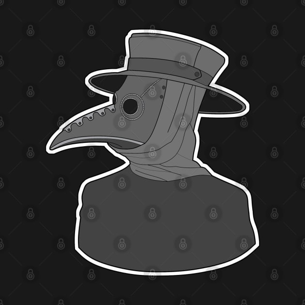 Plague Doctor Classic Bust Design by aaallsmiles