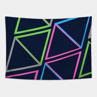 Triangle Dark Tire Texture Tapestry