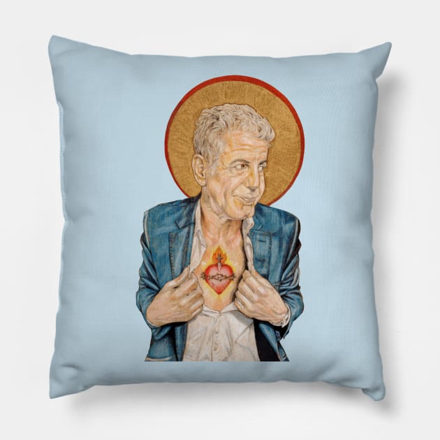 anthoni bourdain you're always at heart Pillow by jepriepok133