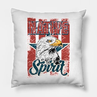 Native Spirit American Eagle Pillow