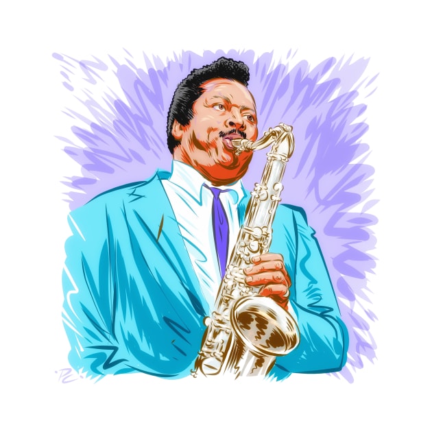 Eddie "Lockjaw" Davis - An illustration by Paul Cemmick by PLAYDIGITAL2020