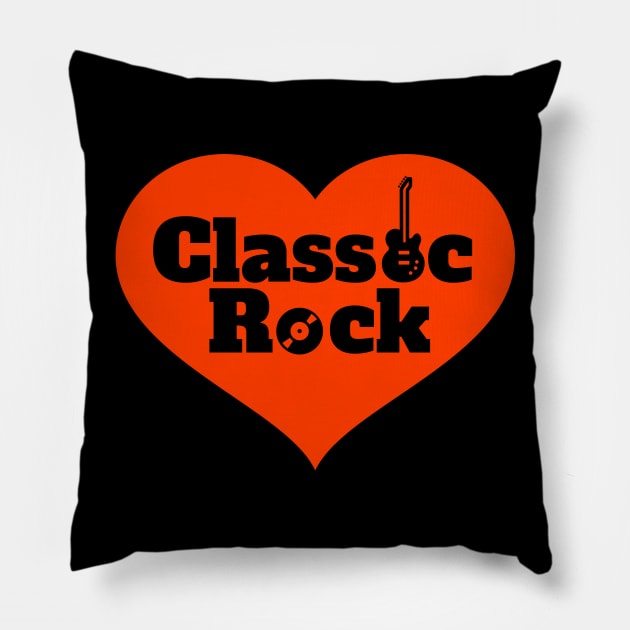 Classic Rock Pillow by Crazyhank2