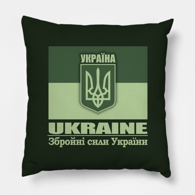 Ukraine Armed Forces Pillow by grayrider