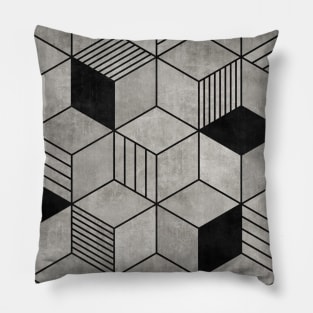 Concrete Cubes 2 Pillow