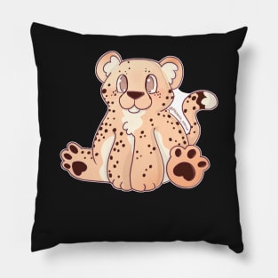 Simple Baby Cheetah Cub Pillow