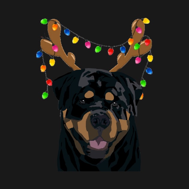 Rottweiler Christmas by Freedomink