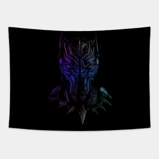 Shaded Black Panther Multi-Color Tapestry