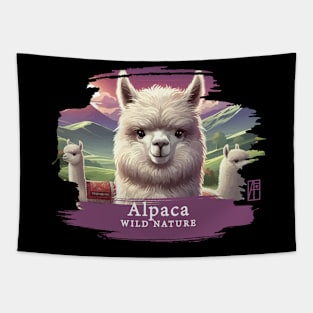 Alpaca - WILD NATURE - ALPACA - 8 Tapestry