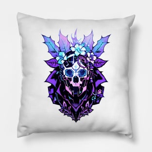 Cyberpunk Flowers Pillow