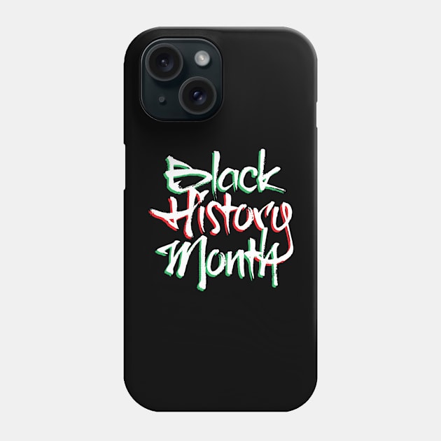 Black History Month Phone Case by Kevin Adams Designs